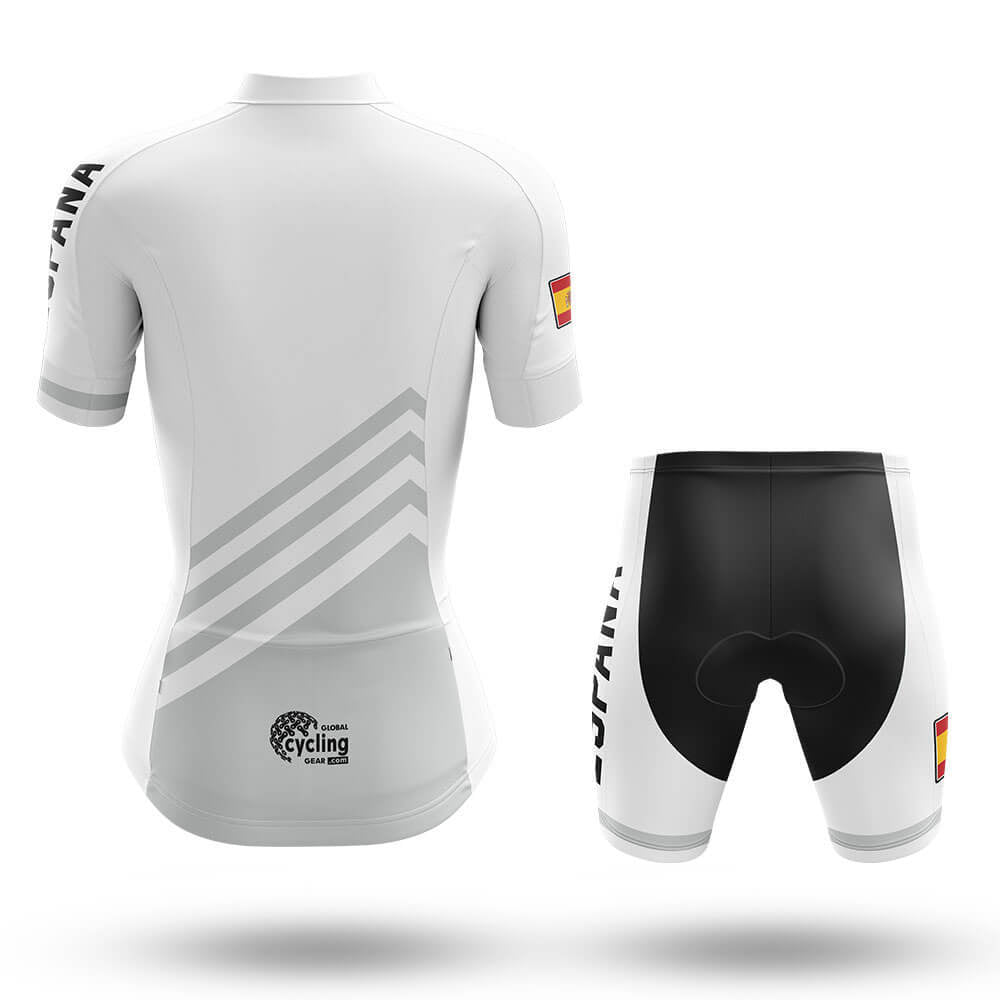 España S5 White - Women - Cycling Kit-Full Set-Global Cycling Gear