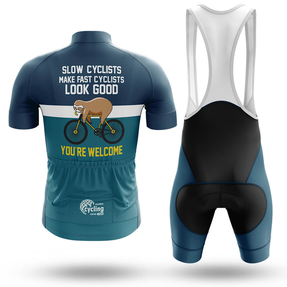 Slow Cyclist V4 - Men's Cycling Kit-Full Set-Global Cycling Gear