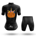 Unicorn Pumpkin - Women's Cycling Kit-Full Set-Global Cycling Gear