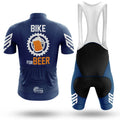 Bike For Beer V3 - Navy - Men's Cycling Kit-Full Set-Global Cycling Gear