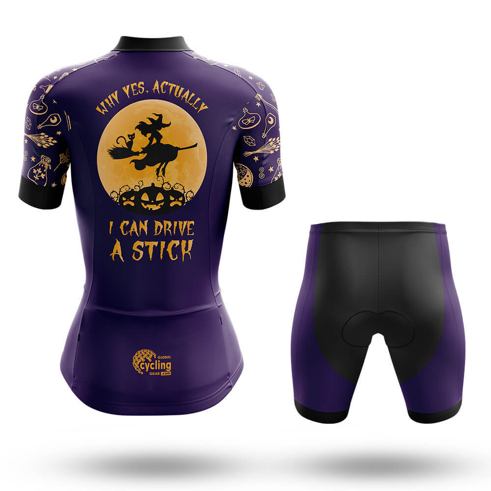 Drive A Stick - Women's Cycling Kit-Full Set-Global Cycling Gear