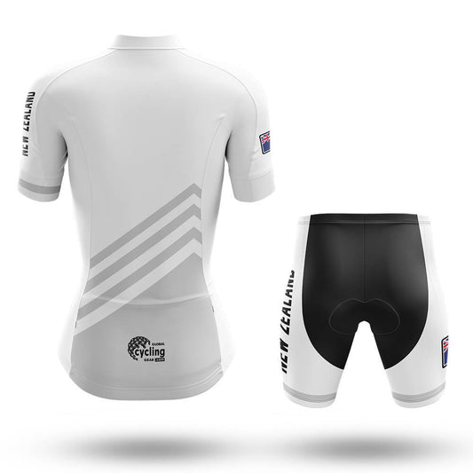 New Zealand S5 White - Women - Cycling Kit-Full Set-Global Cycling Gear