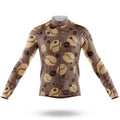 Coffee - Men's Cycling Kit-Long Sleeve Jersey-Global Cycling Gear