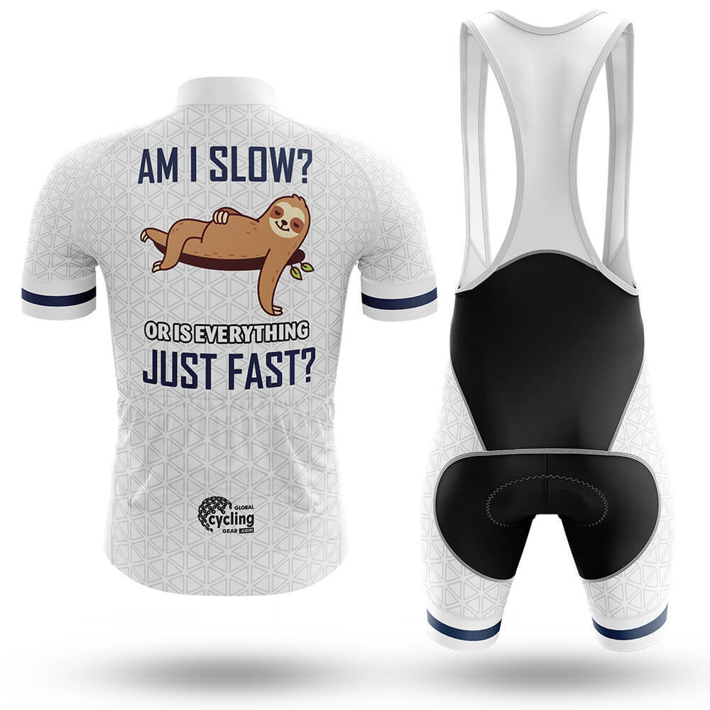 Am I Slow? V3 - Men's Cycling Kit-Full Set-Global Cycling Gear