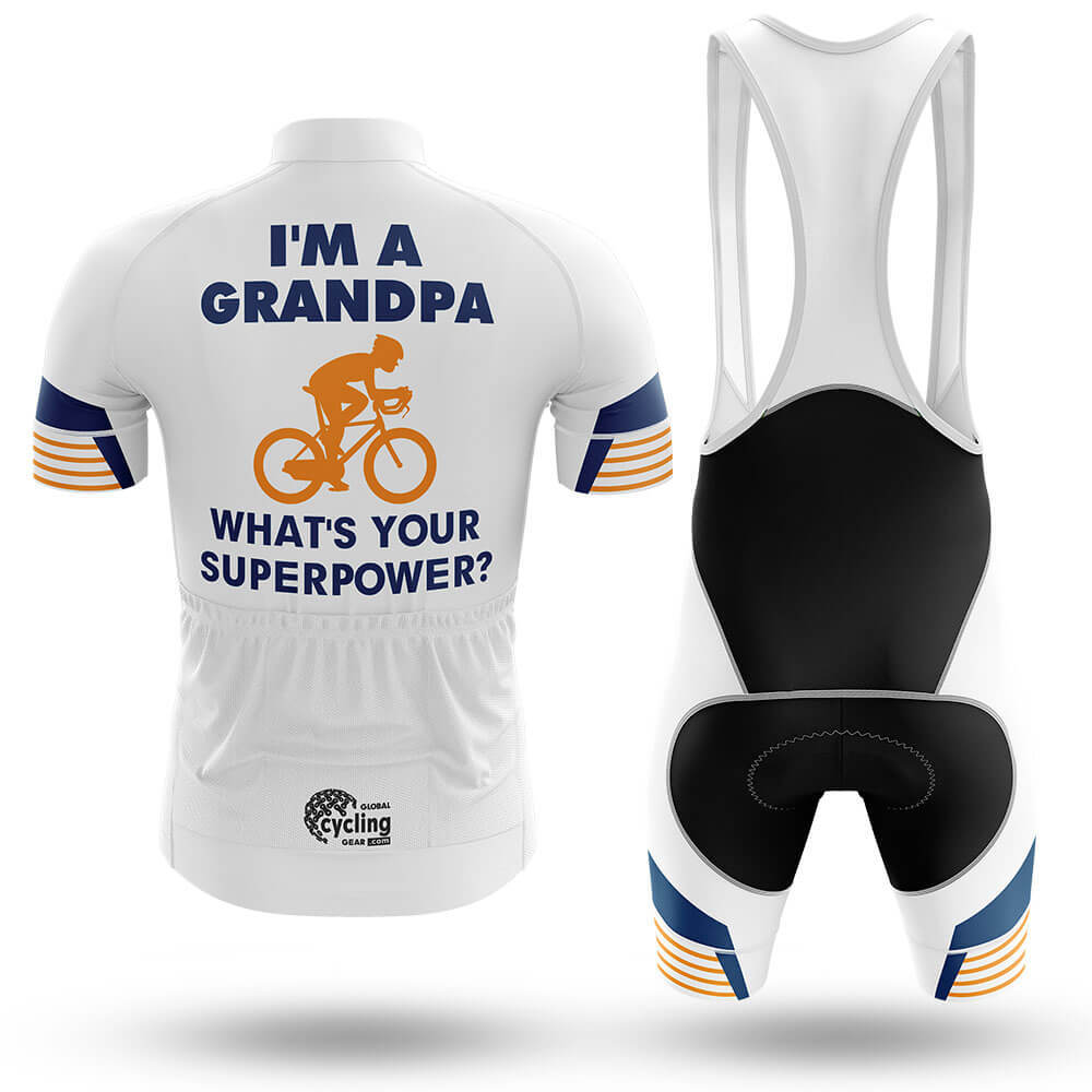 Superpower - White - Men's Cycling Kit-Full Set-Global Cycling Gear