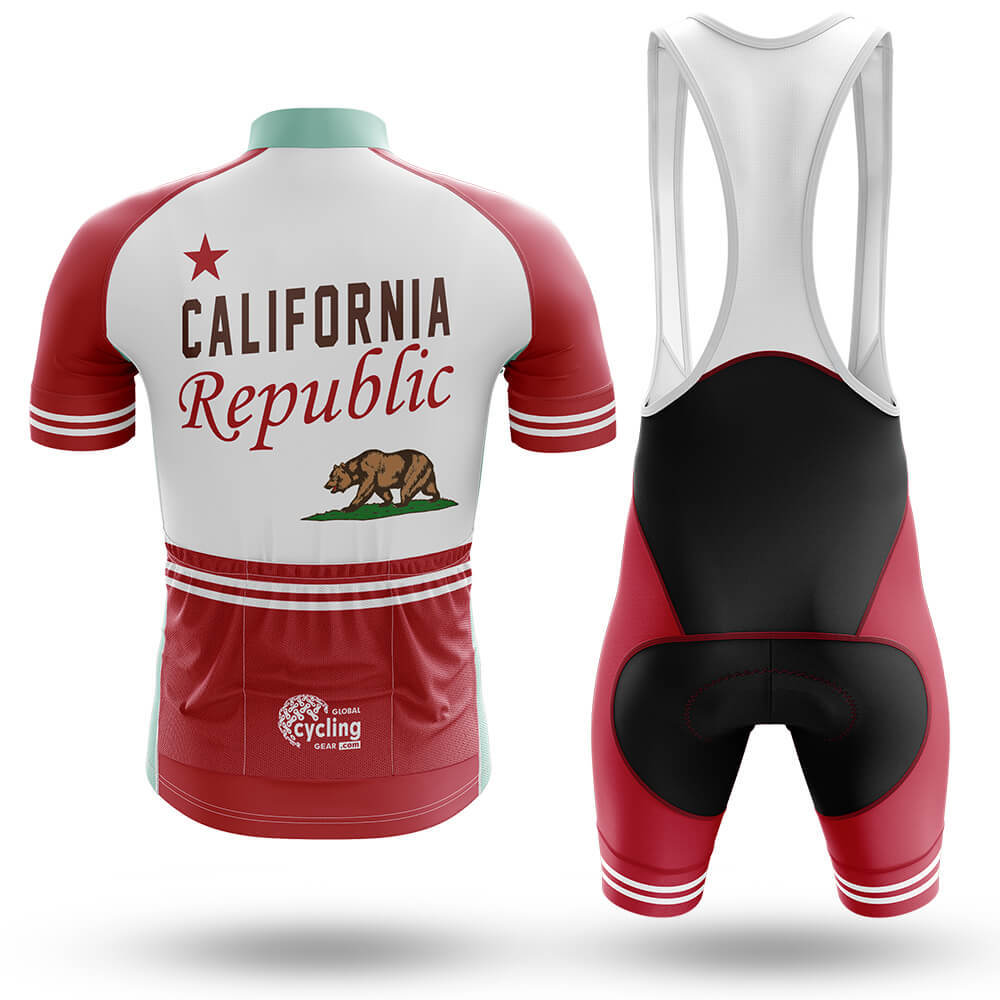 California Republic V7 - Men's Cycling Kit-Full Set-Global Cycling Gear
