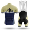 Custom Team Name V3 Navy - Men's Cycling Kit-Full Set-Global Cycling Gear