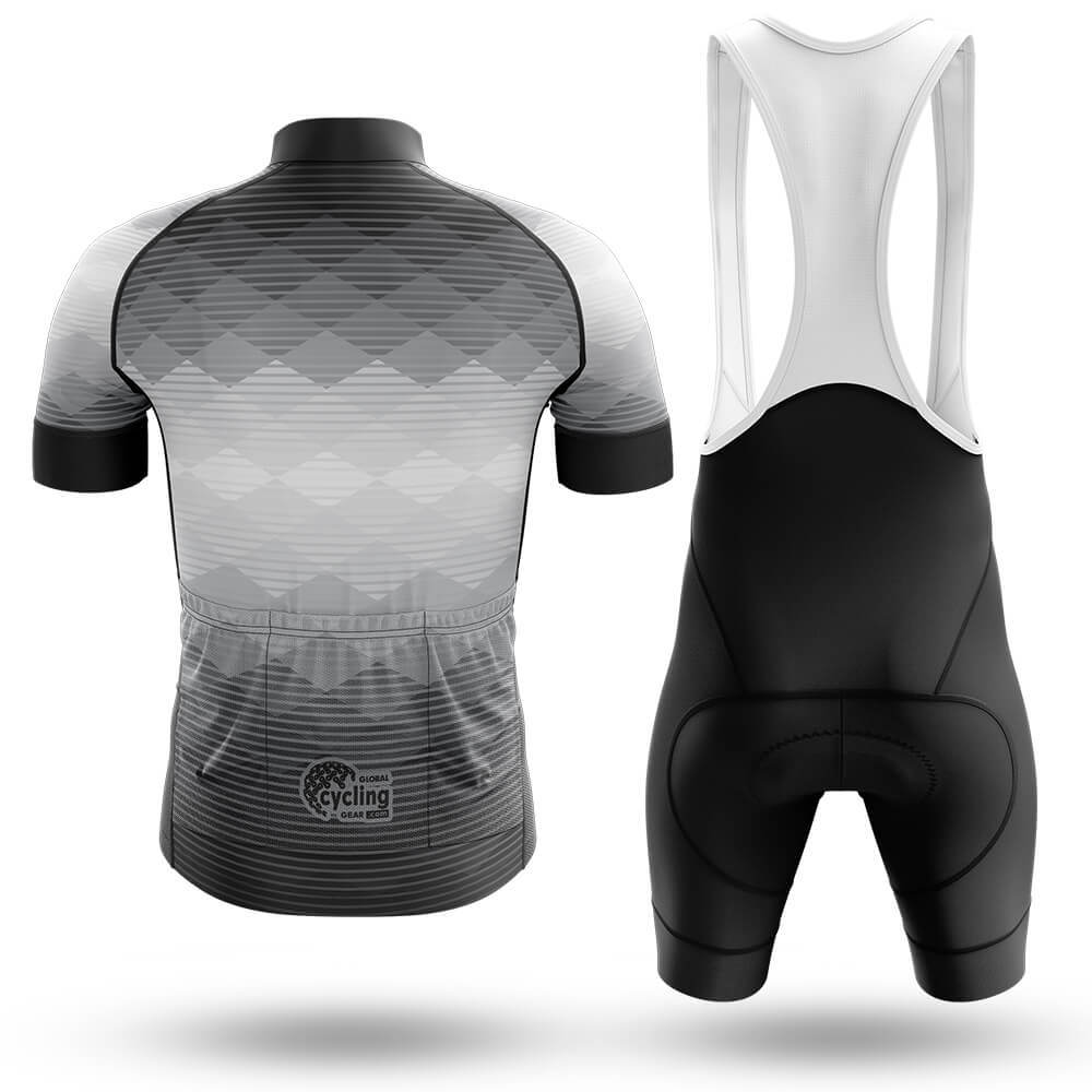Black To White - Men's Cycling Kit-Full Set-Global Cycling Gear