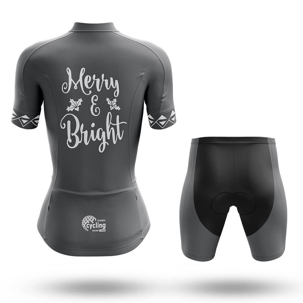 Merry And Bright - Women - Cycling Kit-Full Set-Global Cycling Gear