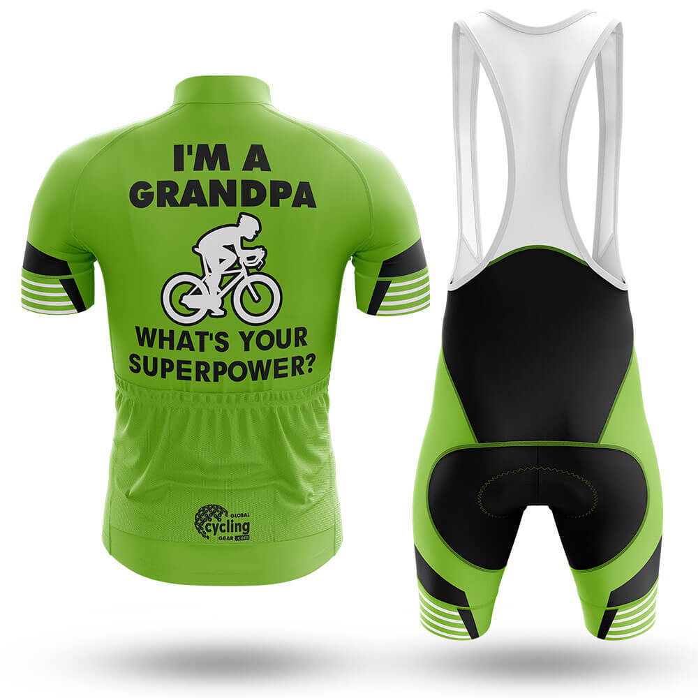 Superpower - Green - Men's Cycling Kit-Full Set-Global Cycling Gear