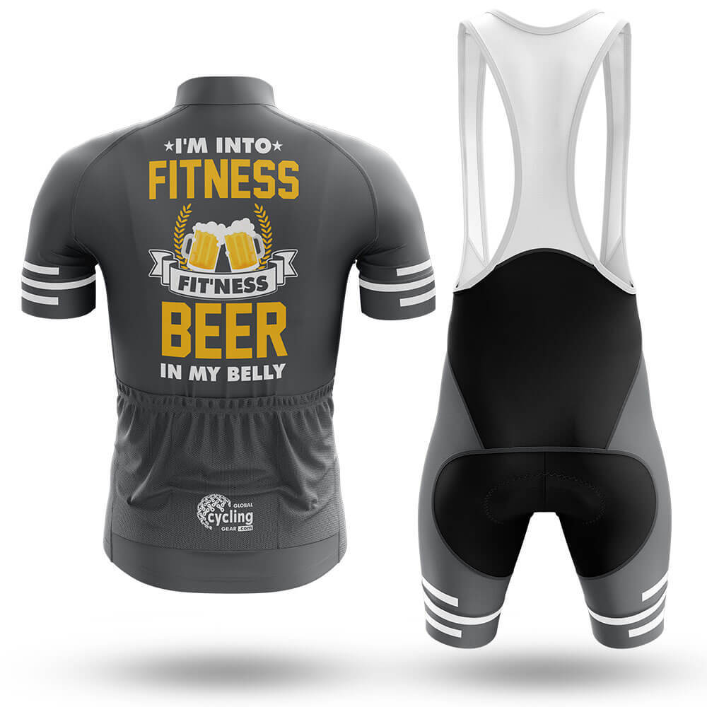 I'm Into Fitness - Grey - Men's Cycling Kit-Full Set-Global Cycling Gear