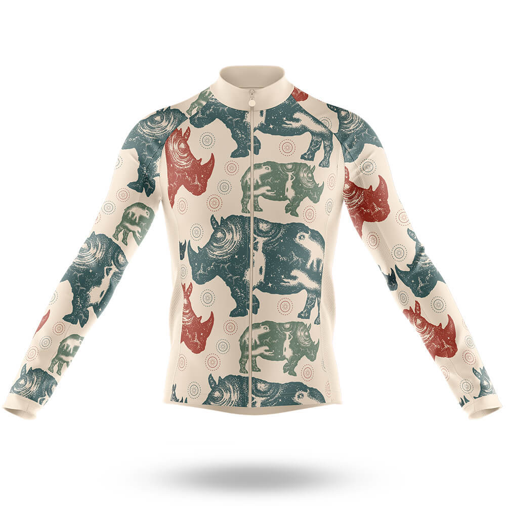 Retro Chubby Unicorn - Men's Cycling Kit-Short Sleeve Jersey-Global Cycling Gear