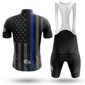 Thin Blue Line V4 - Men's Cycling Kit-Full Set-Global Cycling Gear