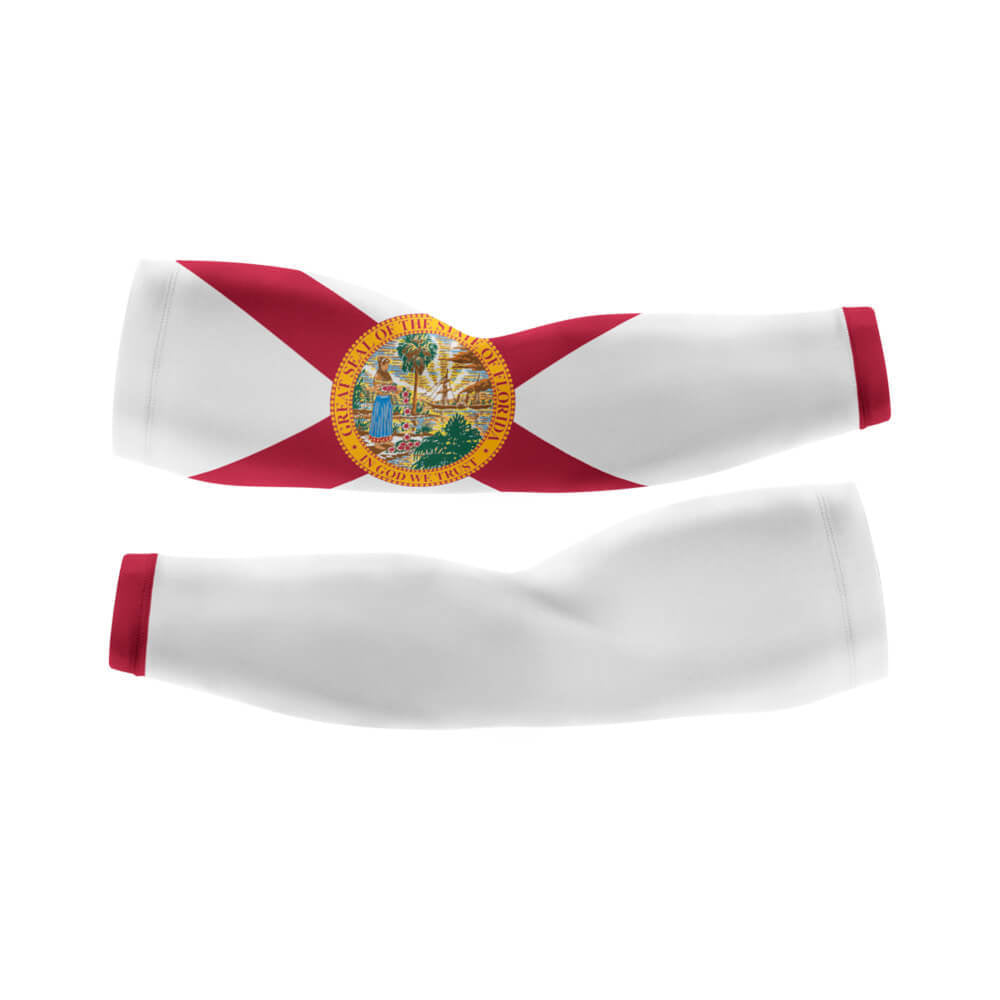 Florida Flag - Arm And Leg Sleeves-S-Global Cycling Gear