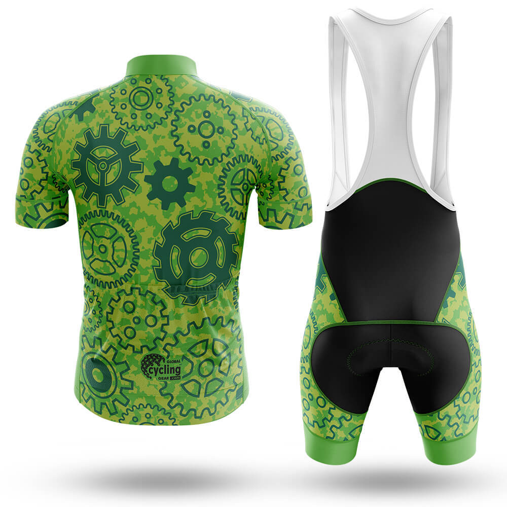 Green Gear - Men's Cycling Kit-Full Set-Global Cycling Gear