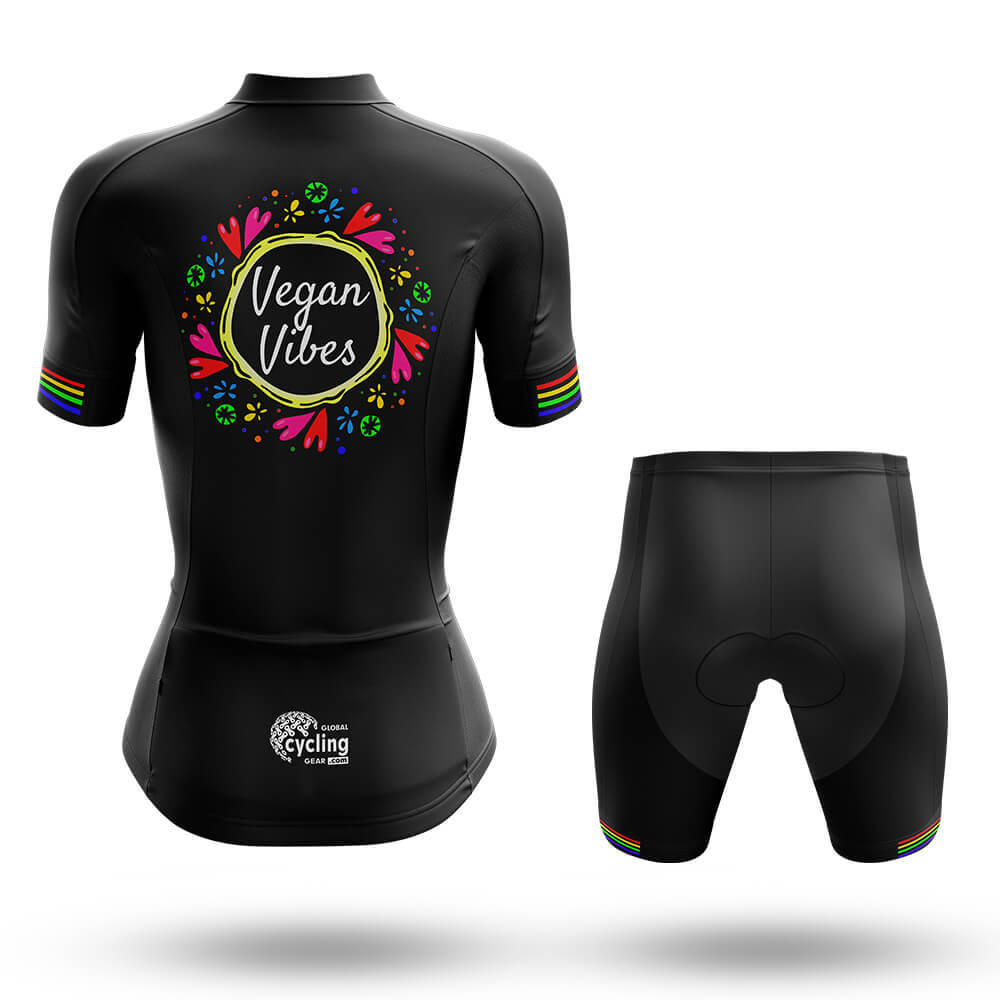 Vegan Vibes - Women's Cycling Kit-Full Set-Global Cycling Gear