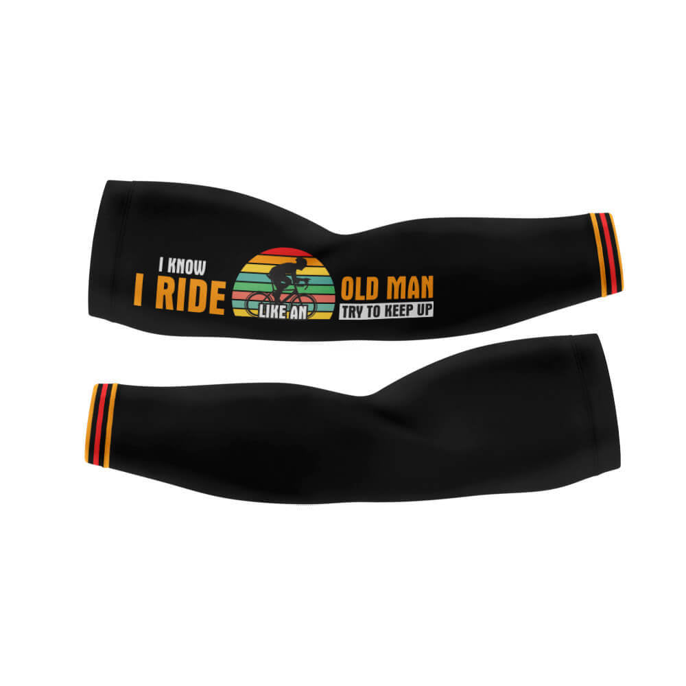 I Ride Like An Old Man - Arm And Leg Sleeves-S-Global Cycling Gear