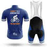 I'm Retired - Navy - Men's Cycling Kit-Full Set-Global Cycling Gear