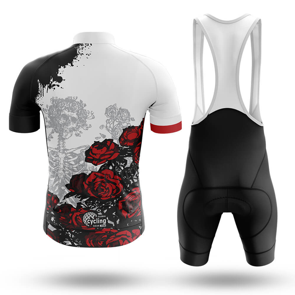 Skull Roses - Men's Cycling Kit-Full Set-Global Cycling Gear