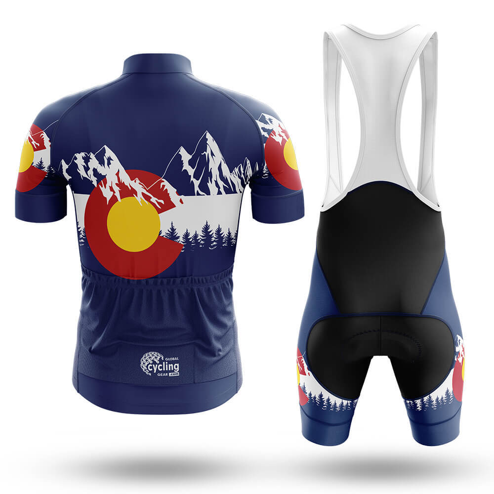 Colorado Flag Mountain - Men's Cycling Kit-Full Set-Global Cycling Gear