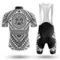 Polynesian Maori Tattoo - Men's Cycling Kit-Full Set-Global Cycling Gear