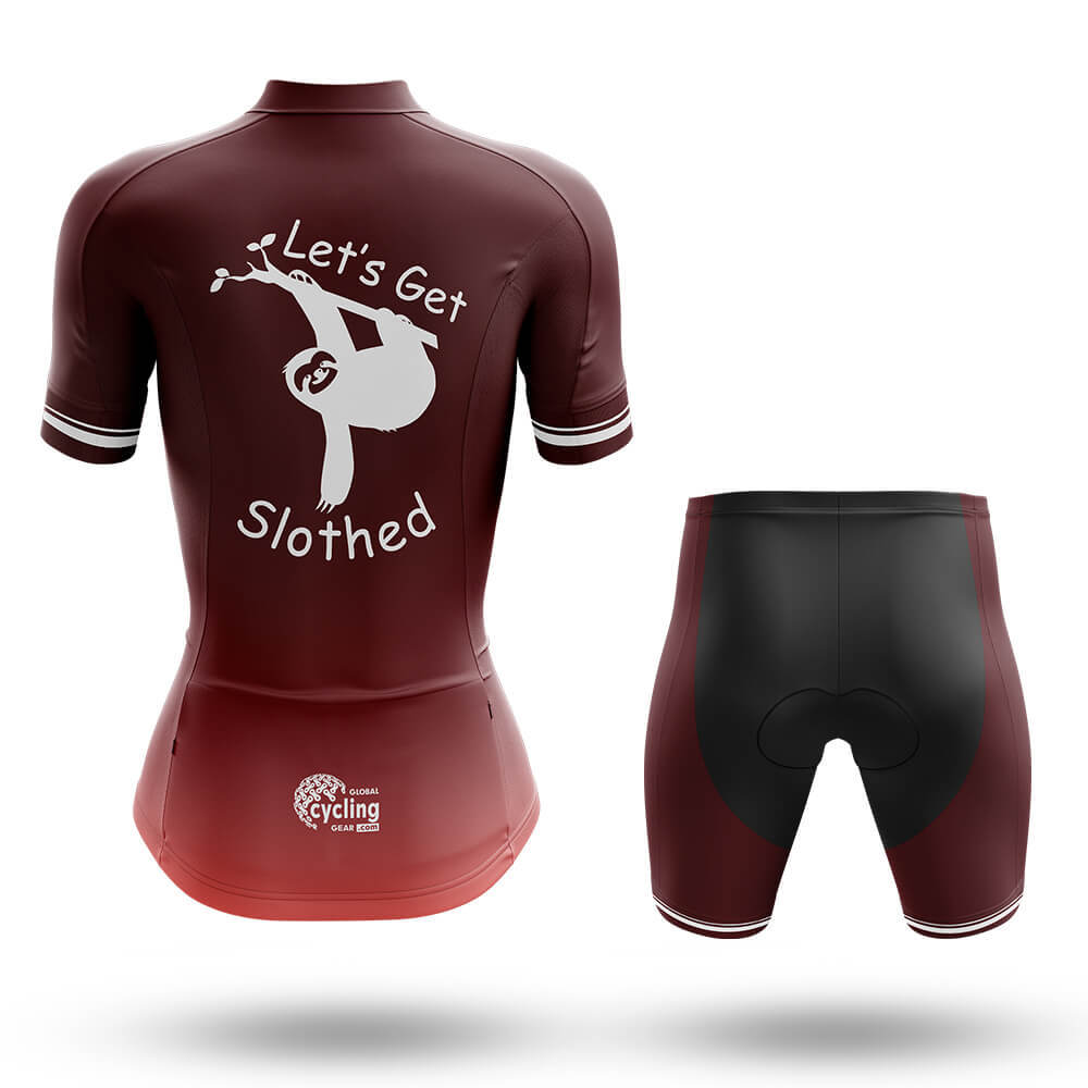 Let's Get Slothed - Women's Cycling Kit-Full Set-Global Cycling Gear