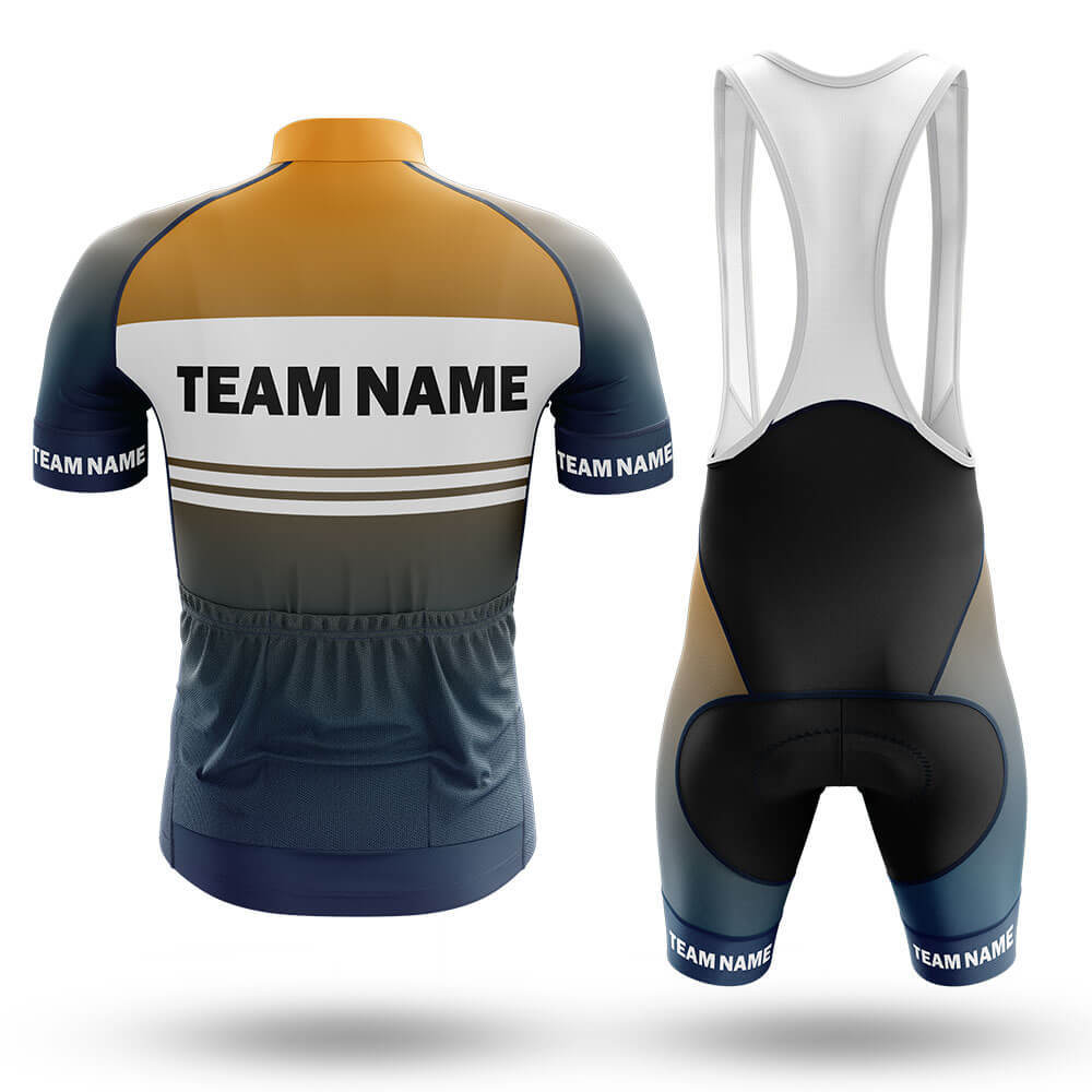 Custom Team Name S2 Yellow - Men's Cycling Kit-Full Set-Global Cycling Gear