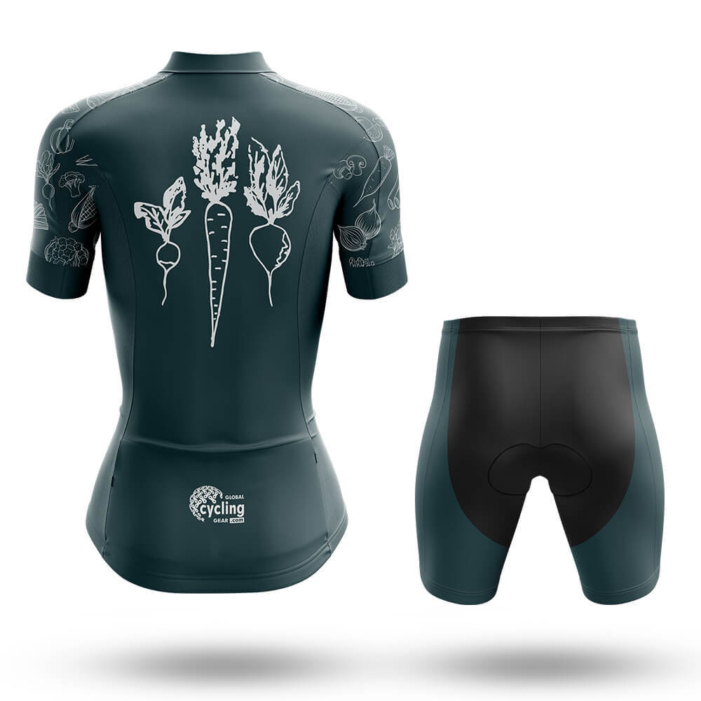 Fresh Veggies - Women's Cycling Kit-Full Set-Global Cycling Gear