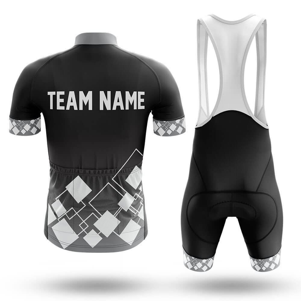 Custom Team Name V19 Black - Men's Cycling Kit-Full Set-Global Cycling Gear