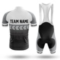 Custom Team Name S4 Grey - Men's Cycling Kit-Full Set-Global Cycling Gear