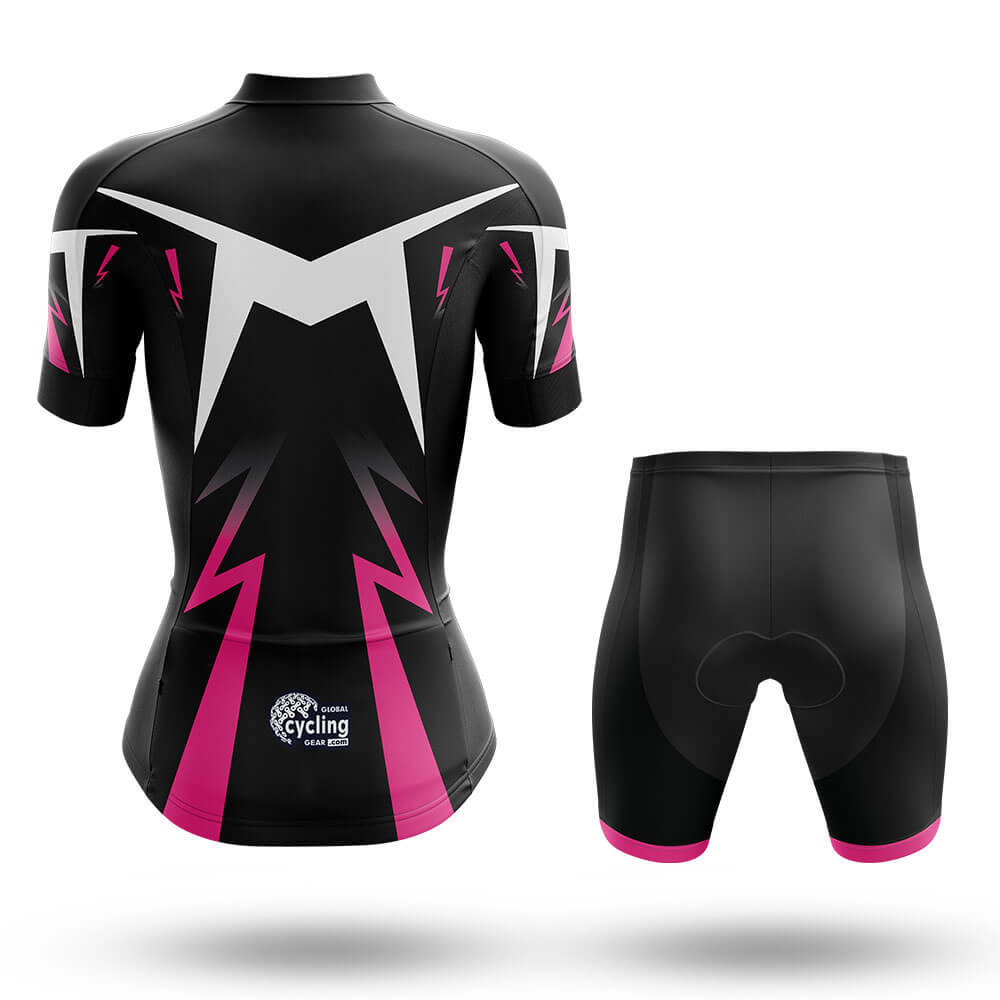 Pink Lighting - Women's Cycling Kit-Full Set-Global Cycling Gear