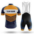 Custom Team Name V20 Navy - Men's Cycling Kit-Full Set-Global Cycling Gear