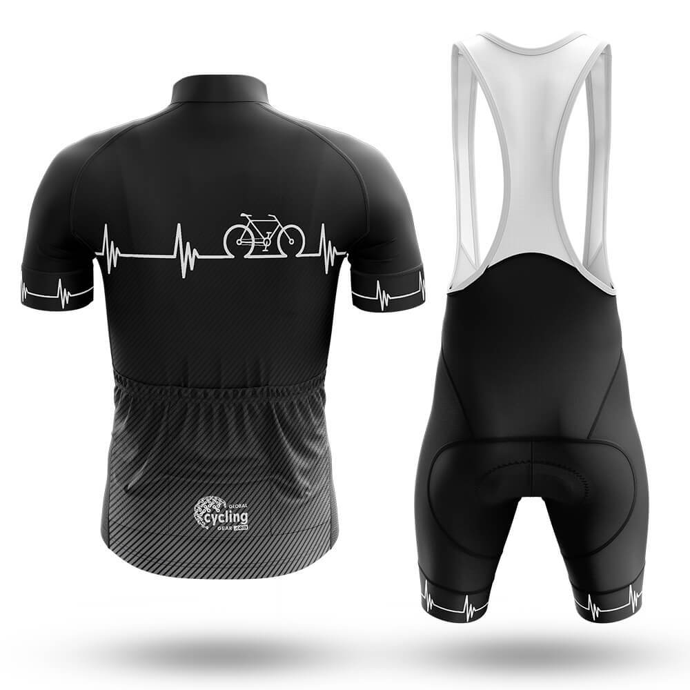 Cycling Heartbeat - Men's Cycling Kit-Full Set-Global Cycling Gear