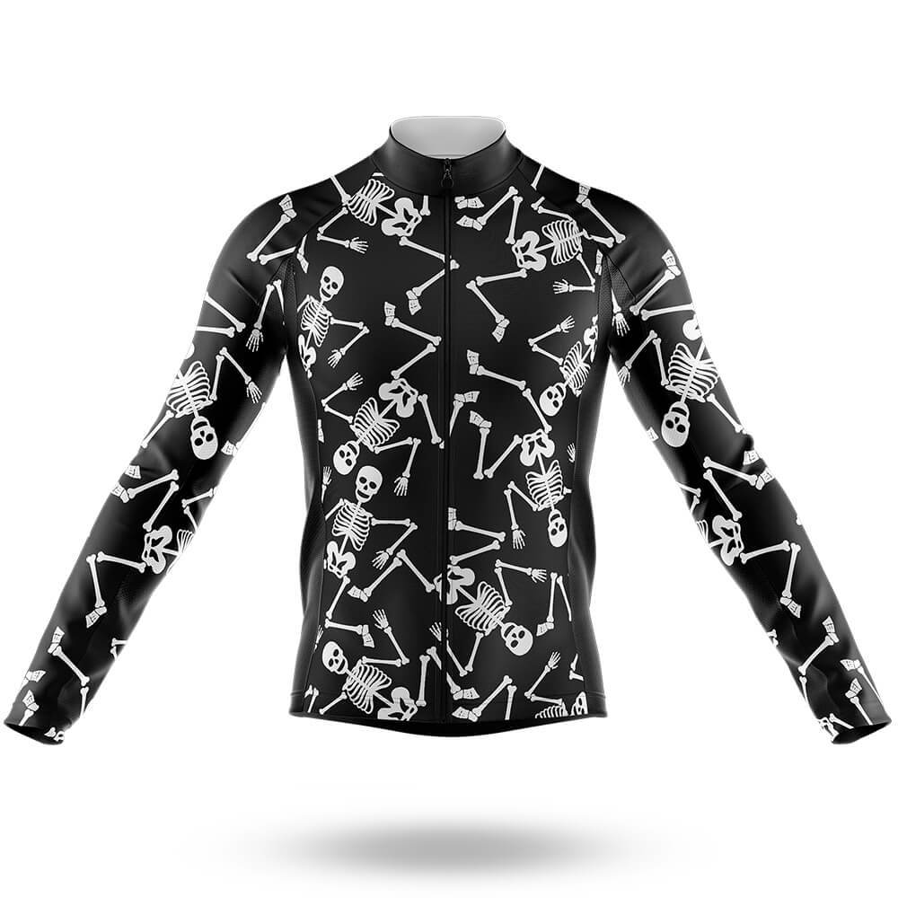 Skeleton Dancing - Men's Cycling Kit-Long Sleeve Jersey-Global Cycling Gear