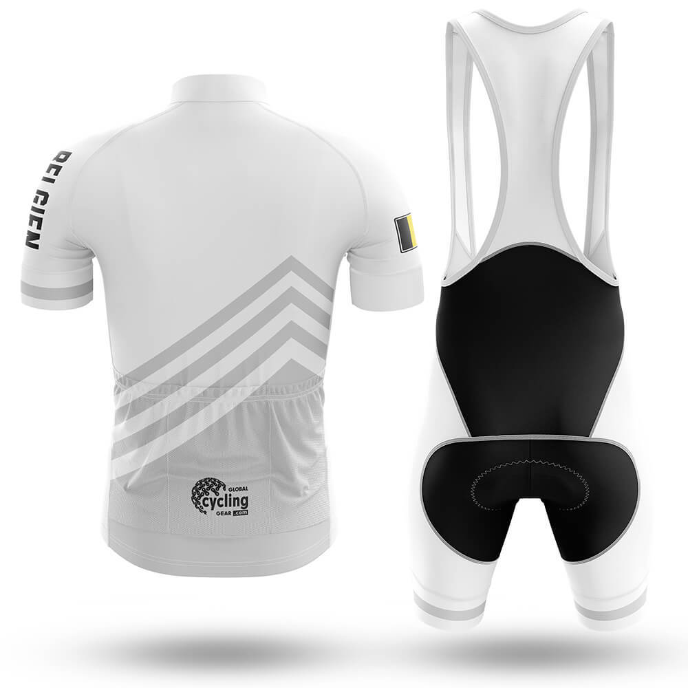 Belgien S5 White - Men's Cycling Kit-Full Set-Global Cycling Gear