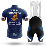 Superpower - Navy - Men's Cycling Kit-Full Set-Global Cycling Gear