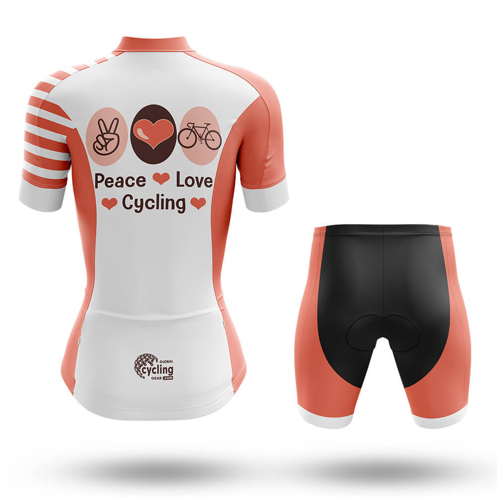 Peace Love Cycling - Women's Cycling Kit-Full Set-Global Cycling Gear