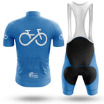 Bike Forever - Blue - Men's Cycling Kit-Full Set-Global Cycling Gear