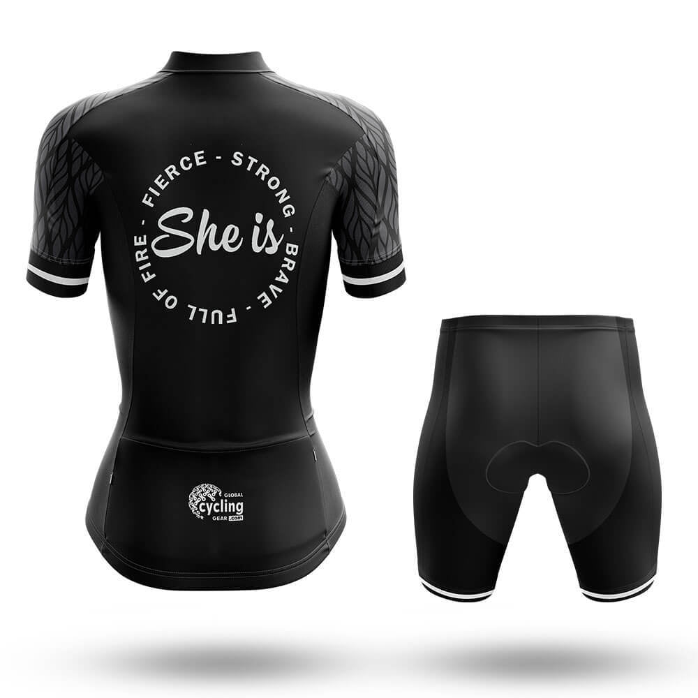 Strong Lady - Women's Cycling Kit-Full Set-Global Cycling Gear