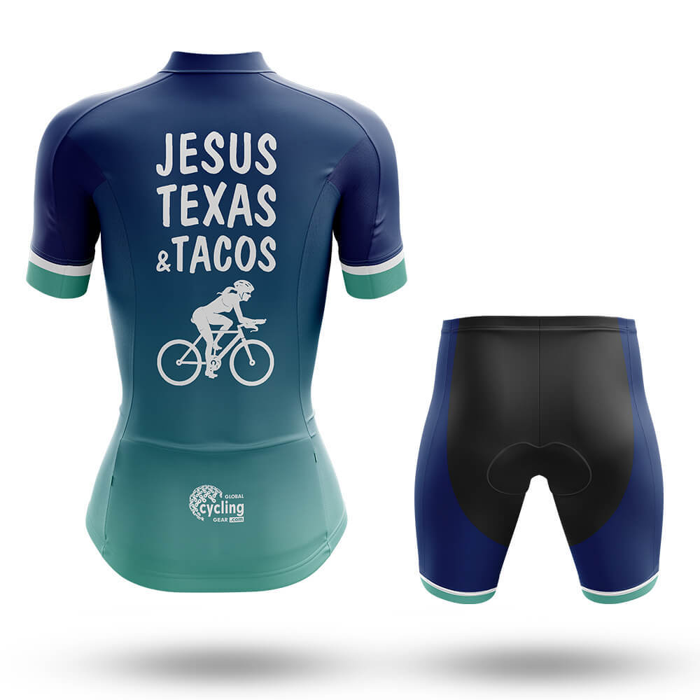 Jesus Texas Tacos - Women's Cycling Kit-Full Set-Global Cycling Gear