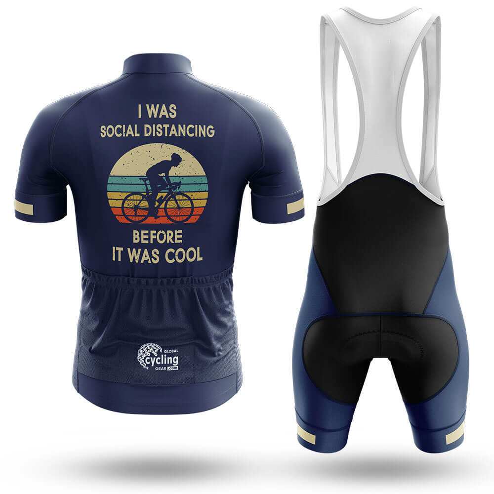 Social Distancing - Men's Cycling Kit-Full Set-Global Cycling Gear