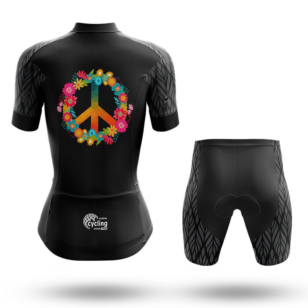Peace Love - Women's Cycling Kit-Full Set-Global Cycling Gear