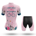 Like A Girl V4 - Women - Cycling Kit-Full Set-Global Cycling Gear