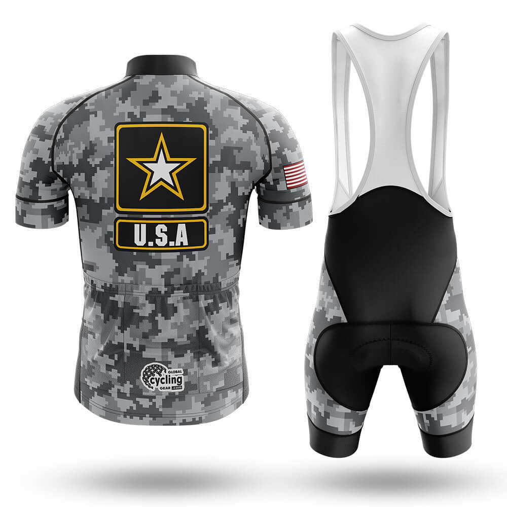 Grey Camo U.S.A - Men's Cycling Kit-Full Set-Global Cycling Gear