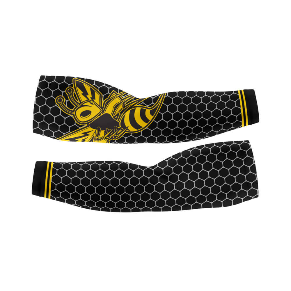 Bee - Arm And Leg Sleeves-S-Global Cycling Gear