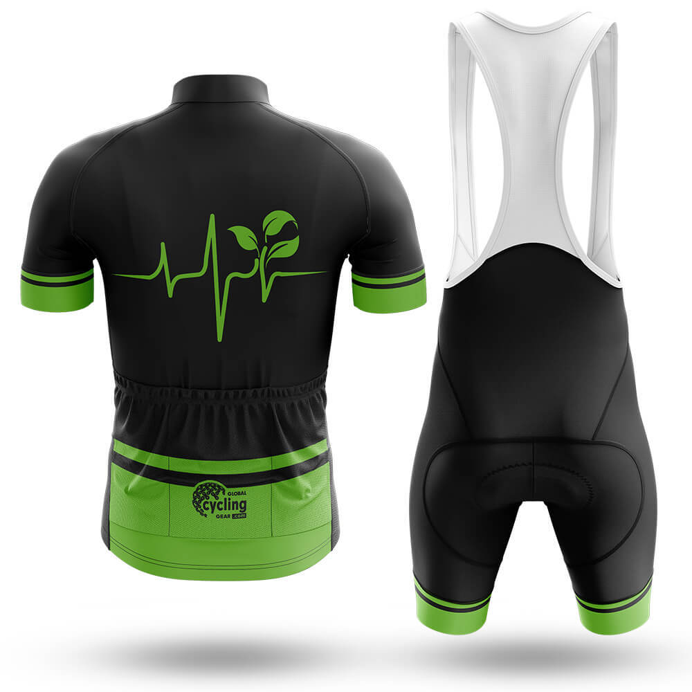 Vegan Heartbeat - Men's Cycling Kit-Full Set-Global Cycling Gear