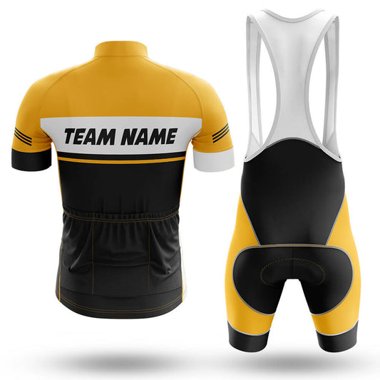 Custom Team Name M1 Yellow - Men's Cycling Kit-Full Set-Global Cycling Gear