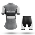 Custom Team Name M2 Grey - Women's Cycling Kit-Full Set-Global Cycling Gear