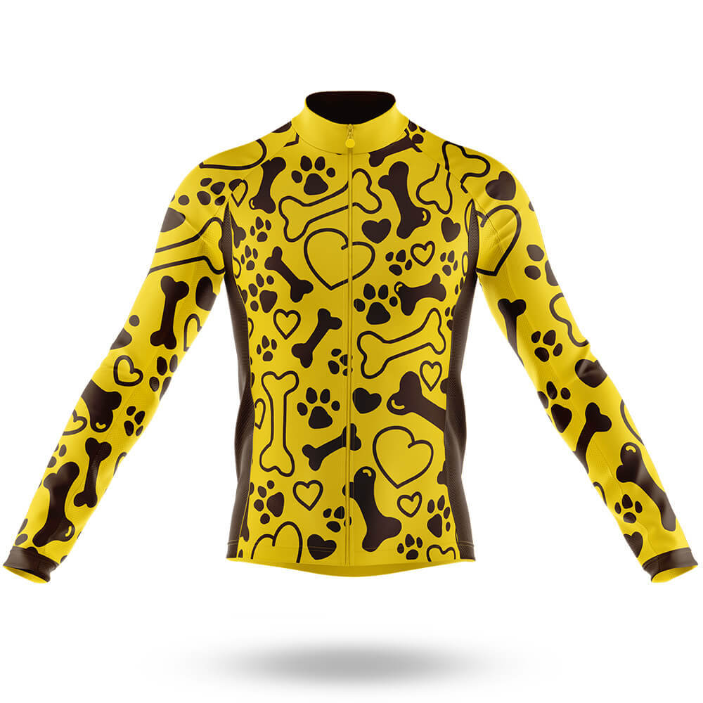 Dog Lover V2 - Men's Cycling Kit-Short Sleeve Jersey-Global Cycling Gear