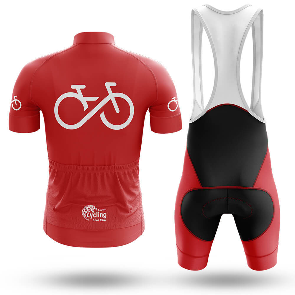 Bike Forever - Red - Men's Cycling Kit-Full Set-Global Cycling Gear